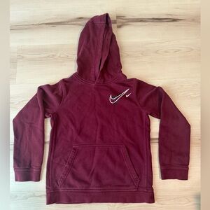 Nike Kids Burgundy Hoodie